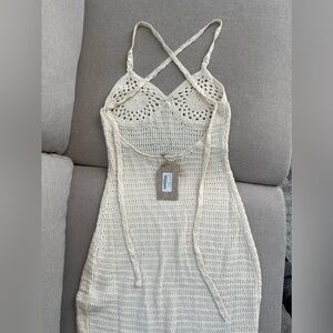 Crochet Knit Maxi Dress (brand new)